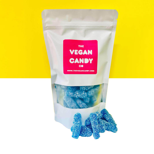 Fizzy Blue Jelly Babies - The Vegan Candy